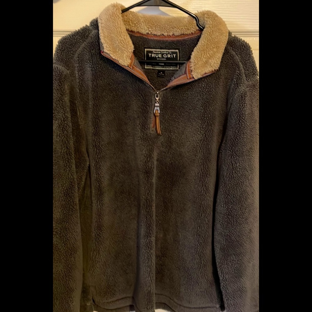 True Grit Sherpa pull over